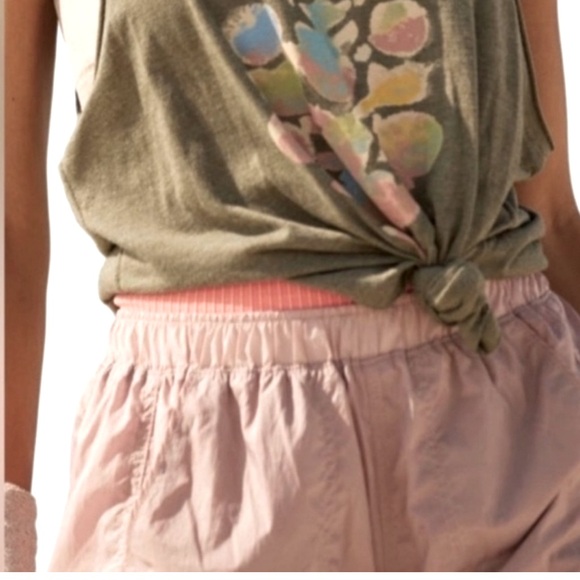 NWT Free People Tank Top Faded Away Buti High Neck in Green Size S - Picture 3 of 7